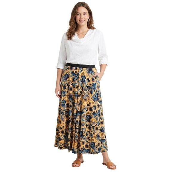 LuLaRoe Dresses & Skirts - LuLaRoe Maxi Skirt Floral Lightweight Summer Boho  Large